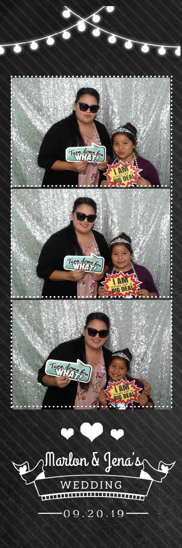 Jena and Marlon's Wedding | View more photos from the event at gallery.photoboothbillings.com/u/PhotoBoothBillings/Jena-and-Marlons-Wedding